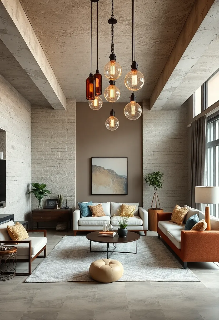 Recycled​ Bottle Glass and​ Metal Mixed Media Pendant