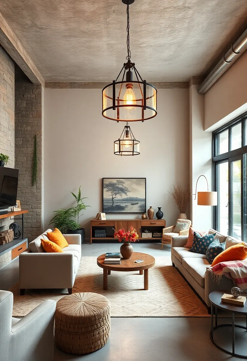 Vintage‌ Industrial Pulley Light with Weathered ⁢Finish