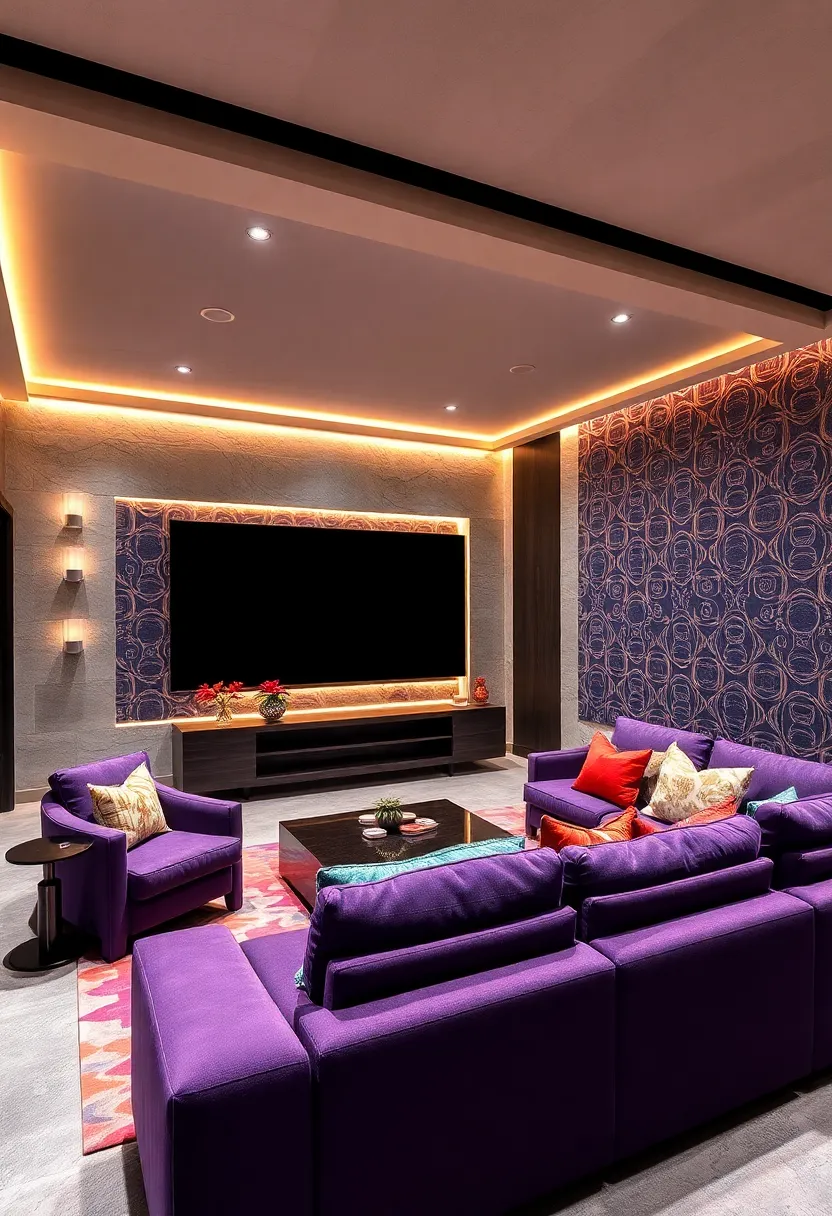 Incorporate bold patterned wallpaper with a luxe finish to instantly ‌transform plain walls into⁤ a focal point