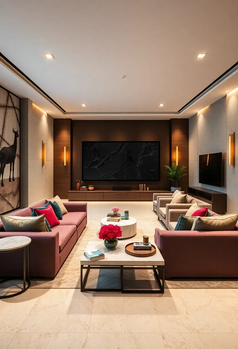 Incorporating exotic materials like marble side tables or mother-of-pearl inlays amps⁣ up ⁤the luxe factor