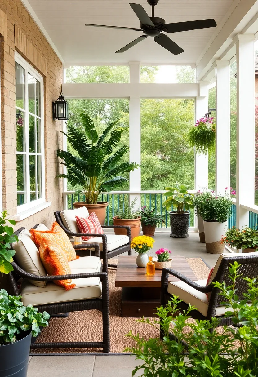 Employ planter box railings filled with herbs or flowers to add color and ⁣fragrance close at hand