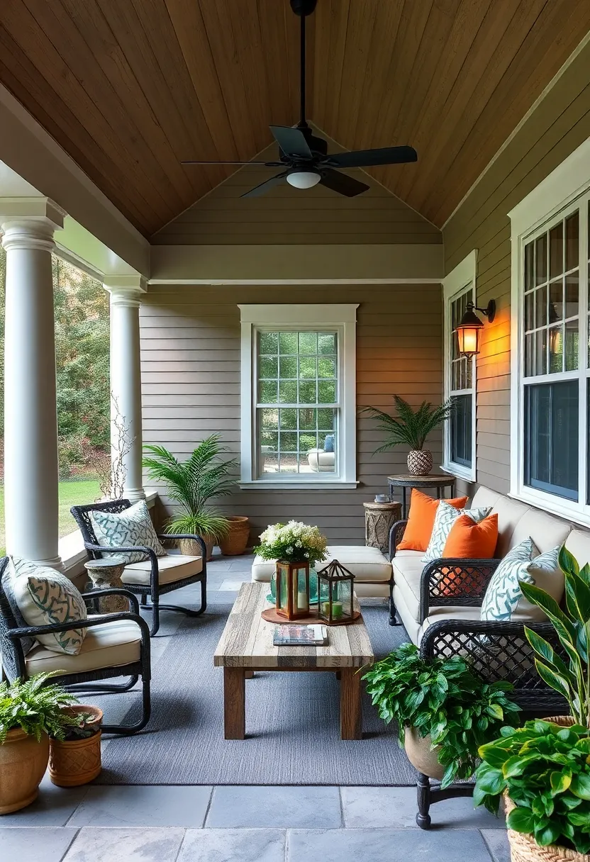 Incorporate‌ vintage⁢ or antique accents, like a reclaimed wood side table‌ or old-fashioned lanterns,⁣ for​ character