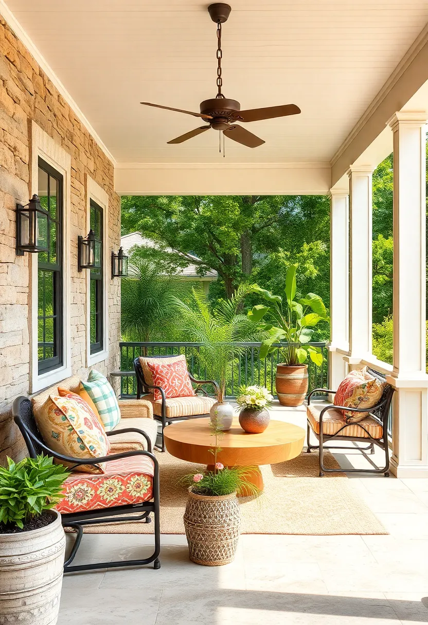 Utilize bold patterned outdoor ​cushions⁤ and fabrics to ​introduce ⁤energy⁣ and personality