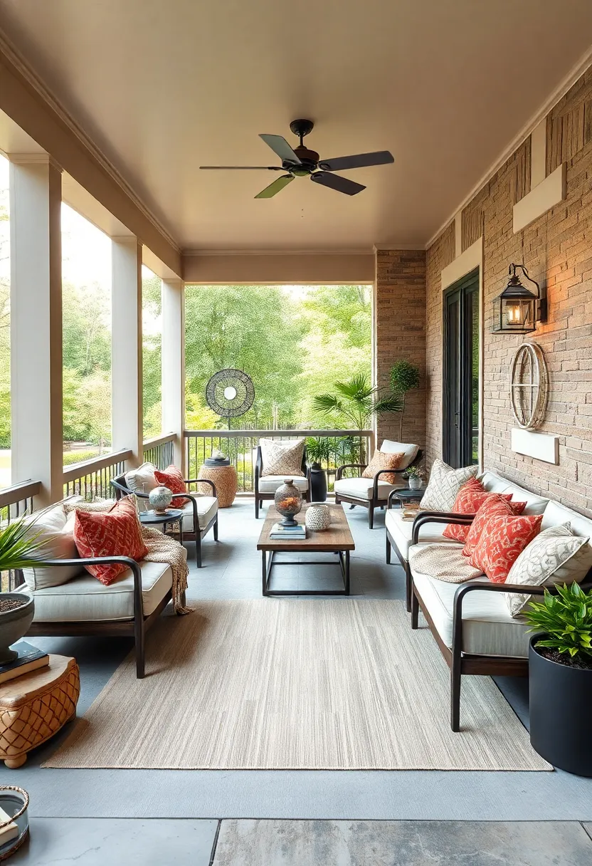 Arrange a mix of low-profile sofas with⁤ an ombre⁣ rug for a seamless‍ and serene transition from ​indoor comfort⁣ to ⁢outdoor ‌relaxation