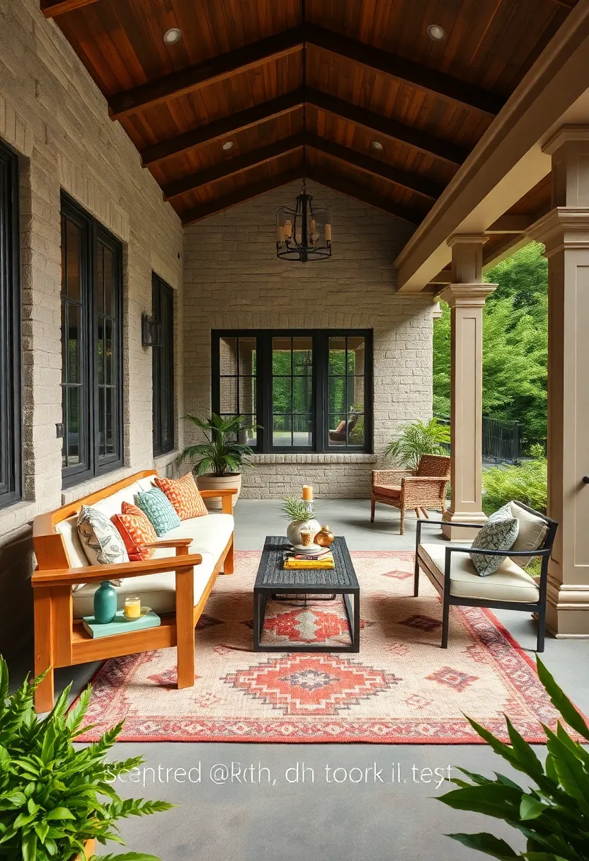 Create ⁤a breezy coastal retreat using light blue​ cushions and⁤ a‌ striped outdoor rug that mimics ocean⁢ waves