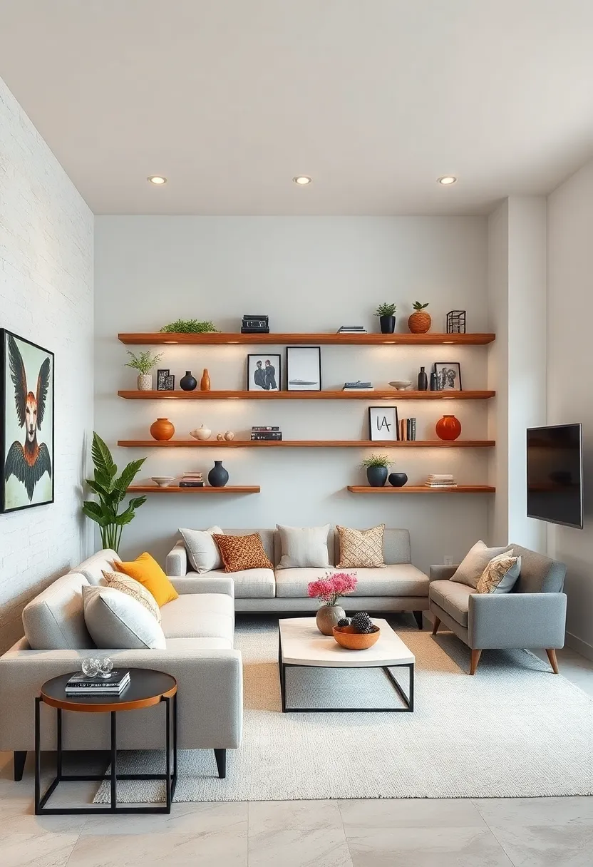 Layer floating shelves of varying depths to​ add dimension ⁤and ⁢accommodate a range of storage needs