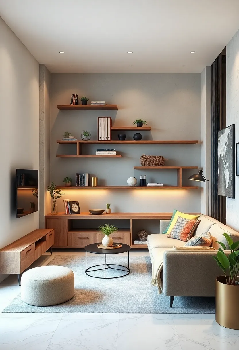 Combine floating shelves with integrated LED‍ lighting to highlight books⁤ and collectibles while adding ambiance