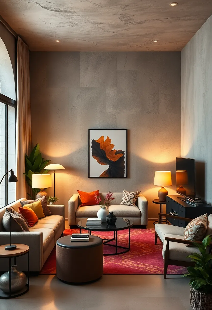 Select lamps with adjustable height settings to modify light distribution as needed