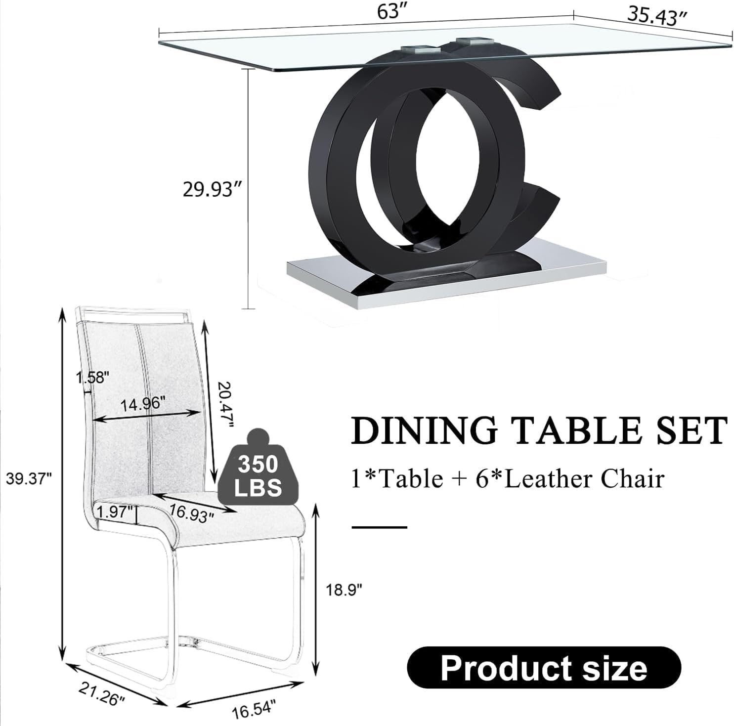 Our honest Take: Modern Glass Dining Set That Blends Style & Comfort