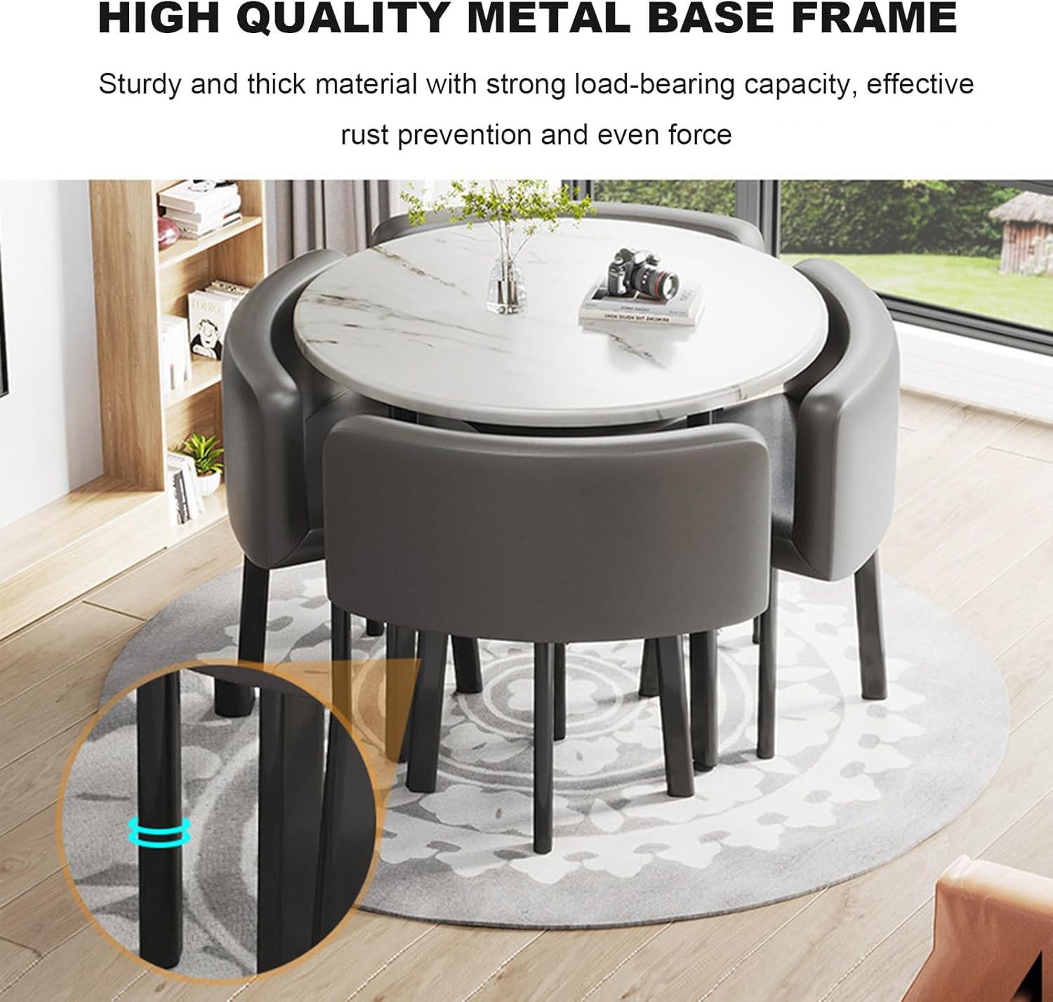 Our Honest Take: Stylish​ & Space-Savvy 4-Piece Dining Set⁤ Review