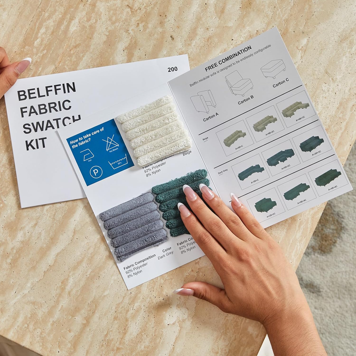 Exploring Belffin's Corduroy Swatch Kit: Our Modular ​Couch‌ Take