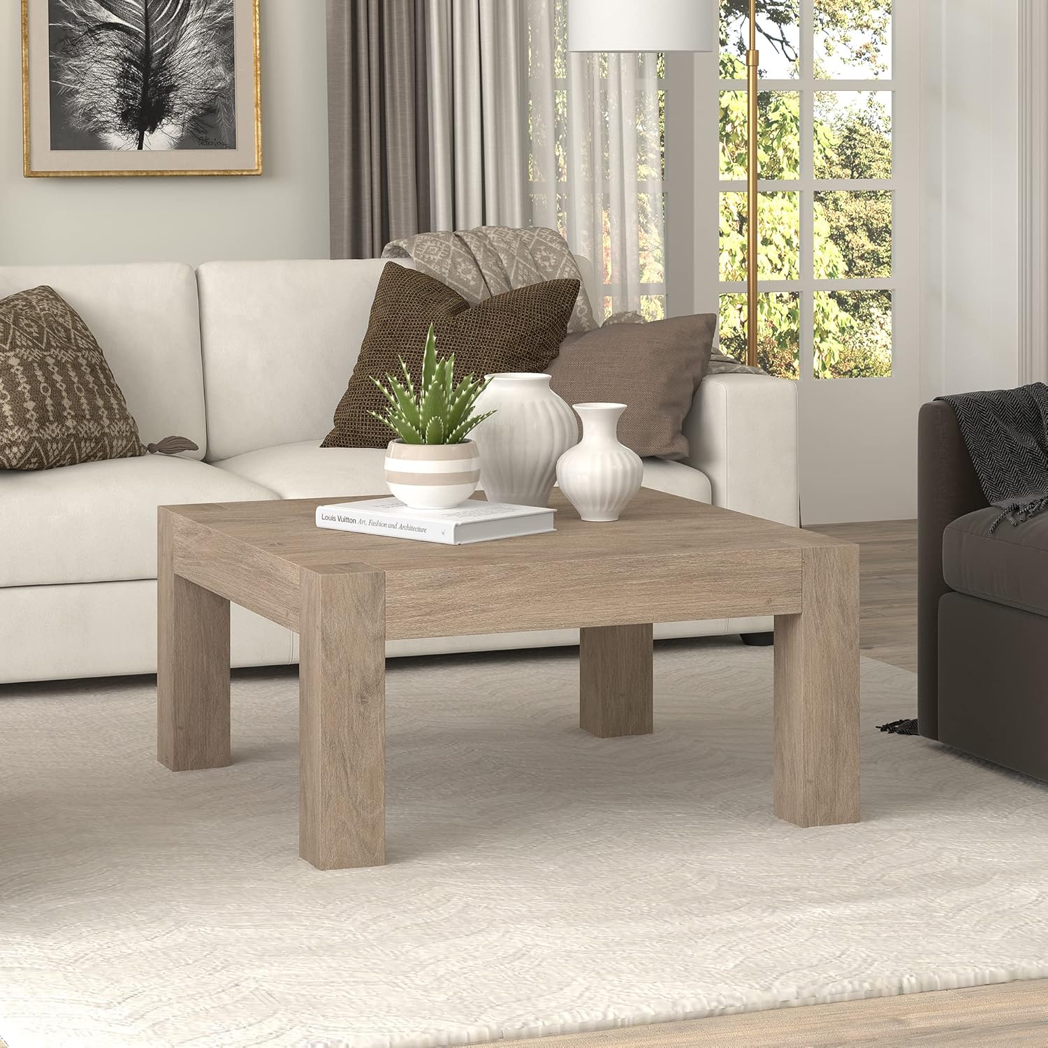 How Our Space Transformed with the Henn&Hart Grey Coffee Table