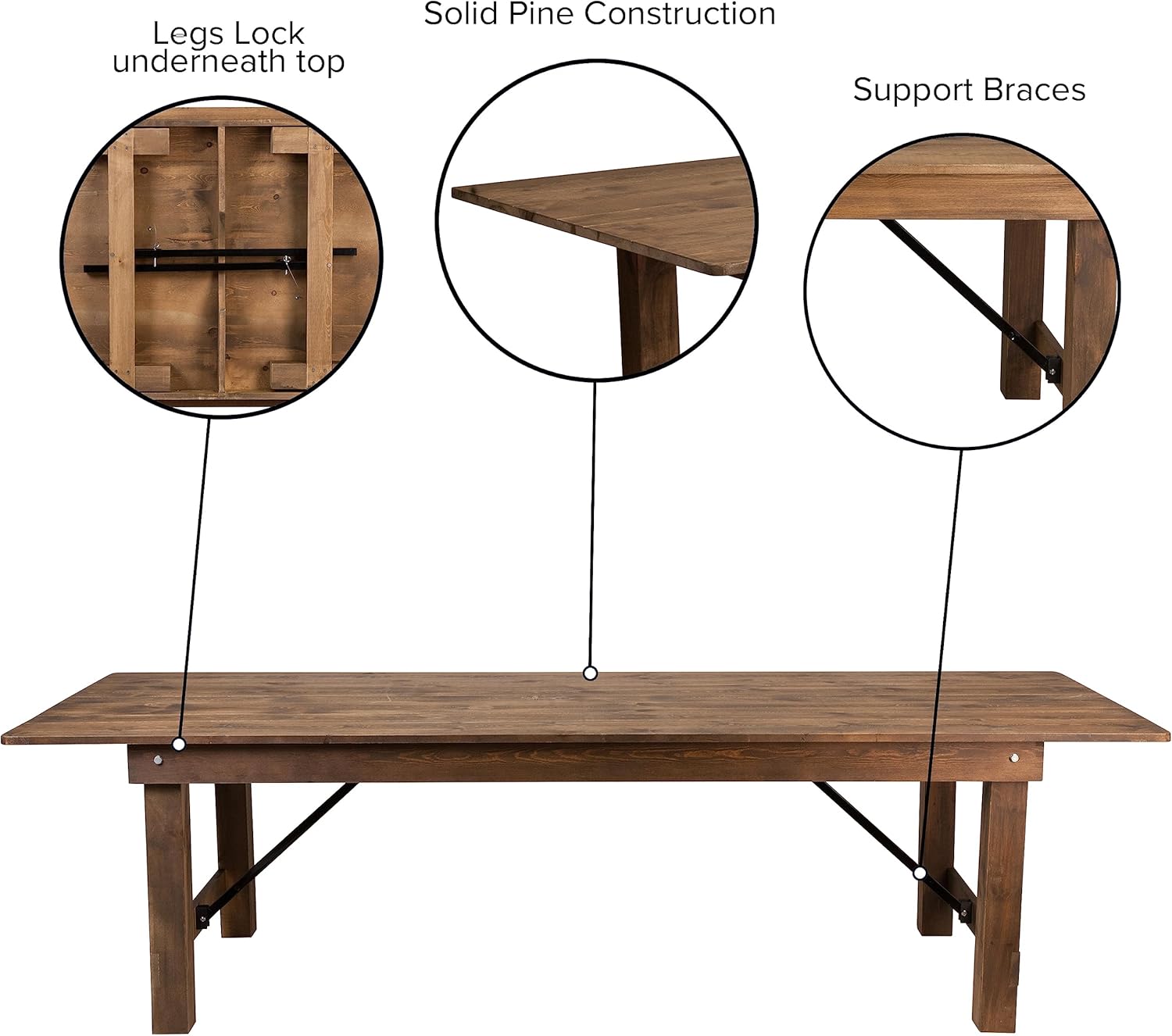 Gather 'Round: Our Take on‌ the Flash Furniture Rustic Folding Table