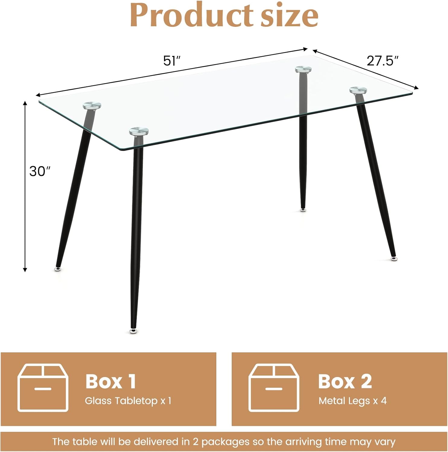 Why We Love the Tangkula Glass Dining‌ Table: Stylish & Sturdy