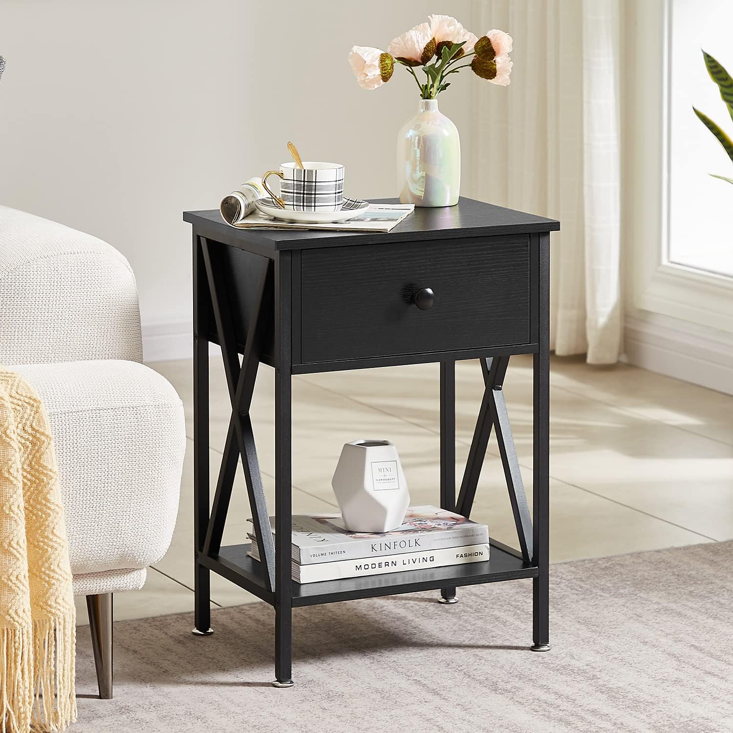 How ⁢We Organized⁣ Our Space ⁢with VECELO's Modern‌ Side End Table