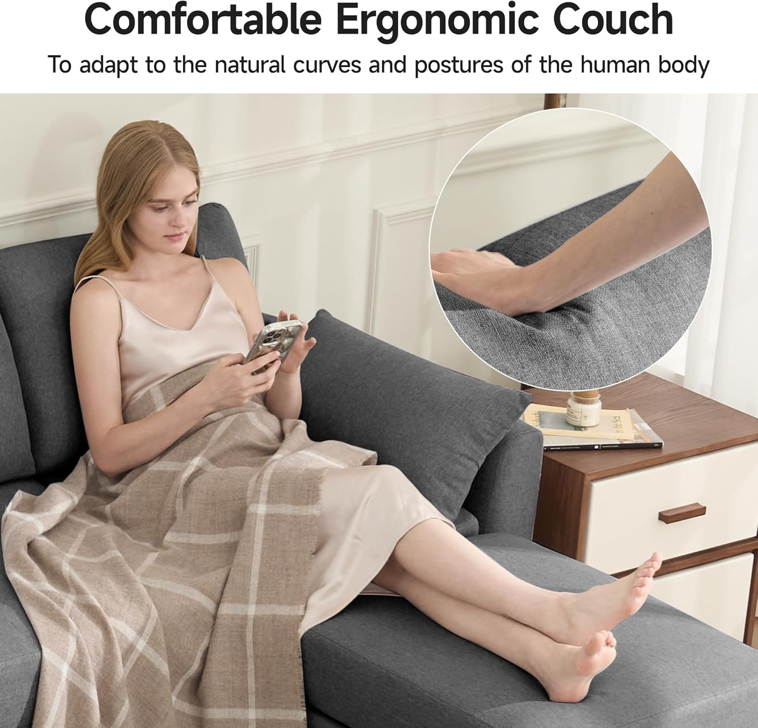 How Our Convertible Ottoman Sectional Sofa Balances Comfort & Space