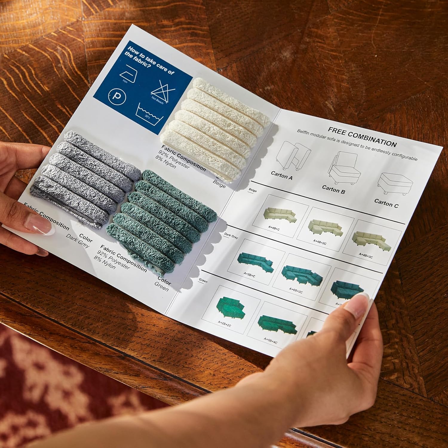 Exploring Belffin's Corduroy Swatch Kit: Our ‍Modular ⁤Couch Take
