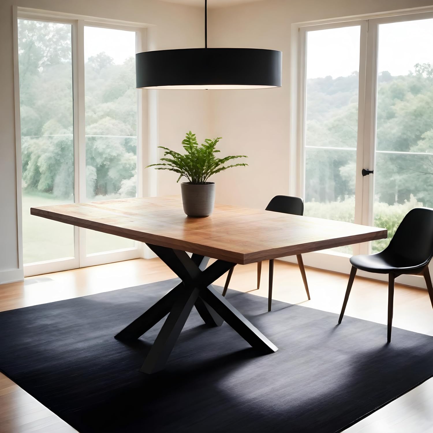 Our Take on the Mango Wood Dining Table with Spider Legs' Charm