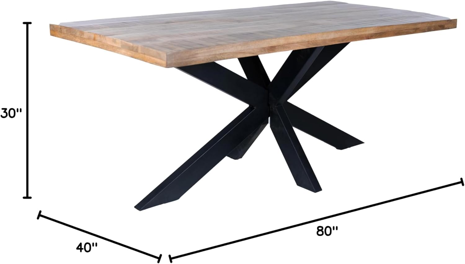 Our Take on the Mango Wood Dining Table ⁣with Spider Legs' Charm