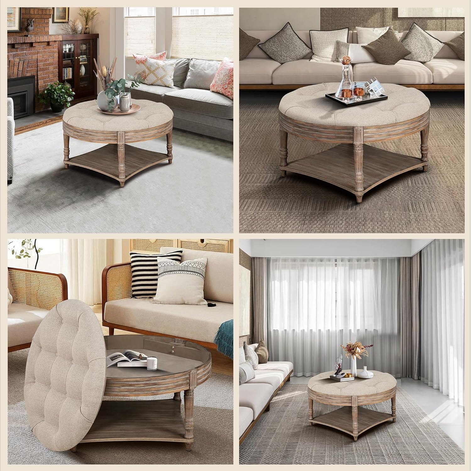 Our⁢ Take on the Large Round Ottoman:‍ Stylish Storage & Comfort ‌Combined