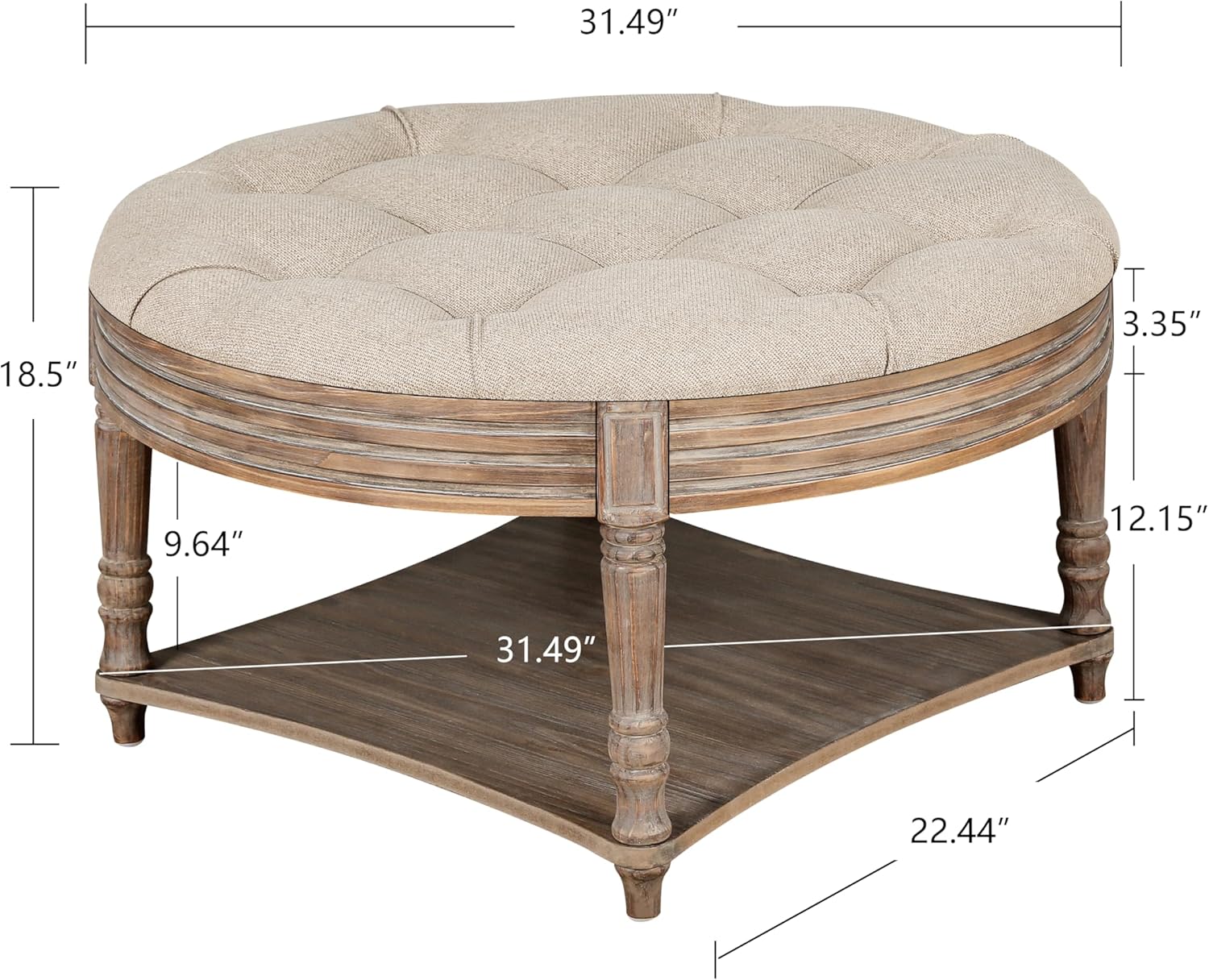 our Take on⁤ the Large Round‍ Ottoman: Stylish Storage‌ & Comfort Combined