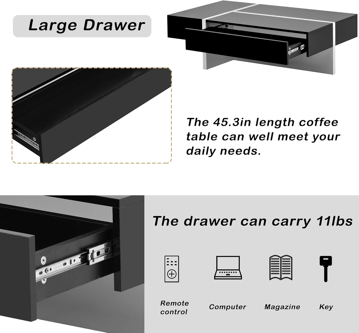 Our balanced Take on the Sleek Harper & Bright Coffee Table