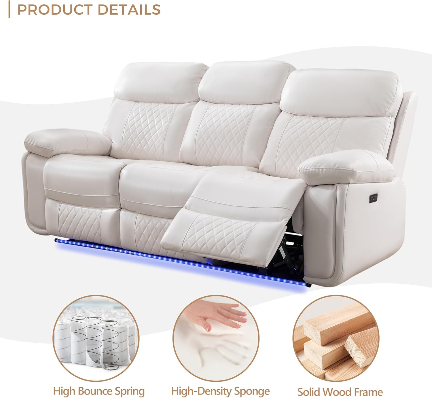 Our Take on ⁤a Sleek Recliner Sofa Set with Sound & Wireless Charging