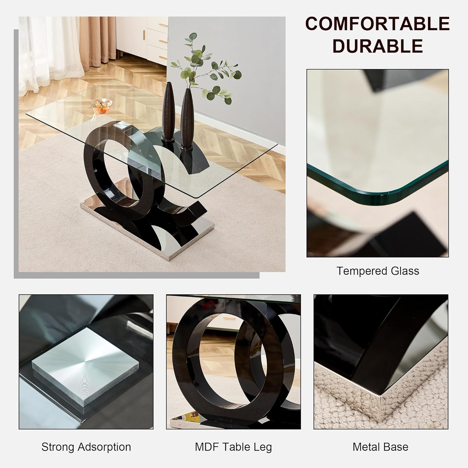 Our Honest Take: Modern Glass Dining Set That ⁢Blends Style ⁤& Comfort