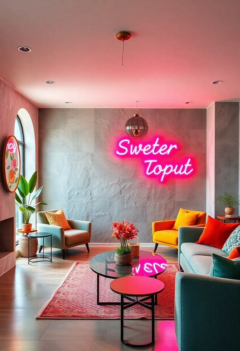 Playful Neon Signs as Unexpected Wall Art