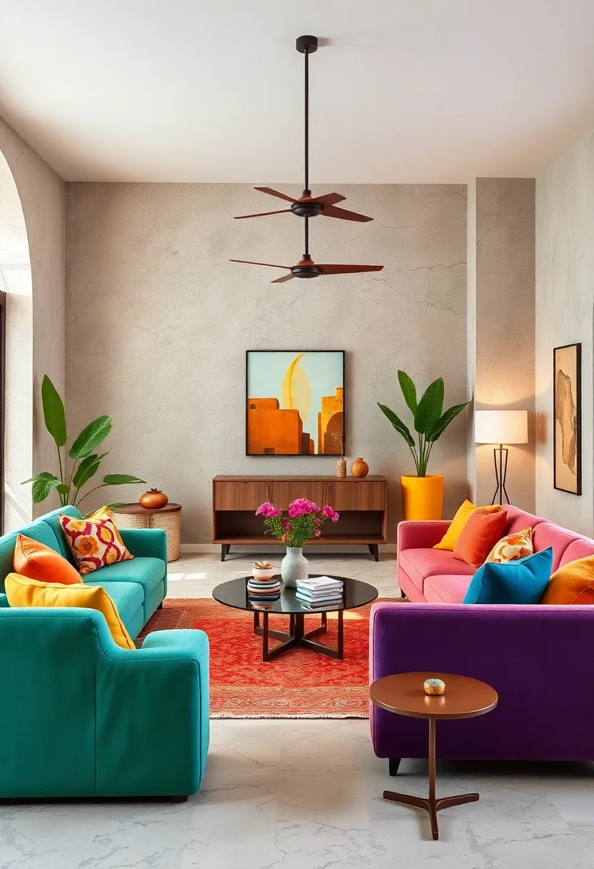 Color-Blocked Furniture for a Playful Yet Polished Look