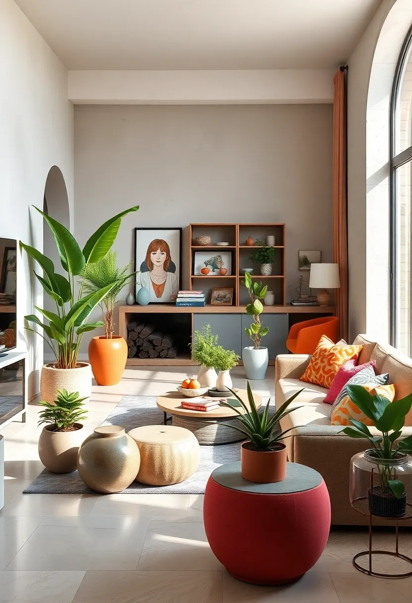 whimsical ⁤Indoor Planters in Eclectic Shapes and Colors
