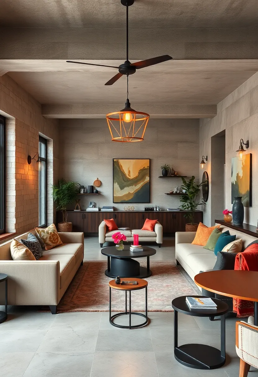 Combine warm brass finishes with matte black fixtures for a refined yet edgy feel