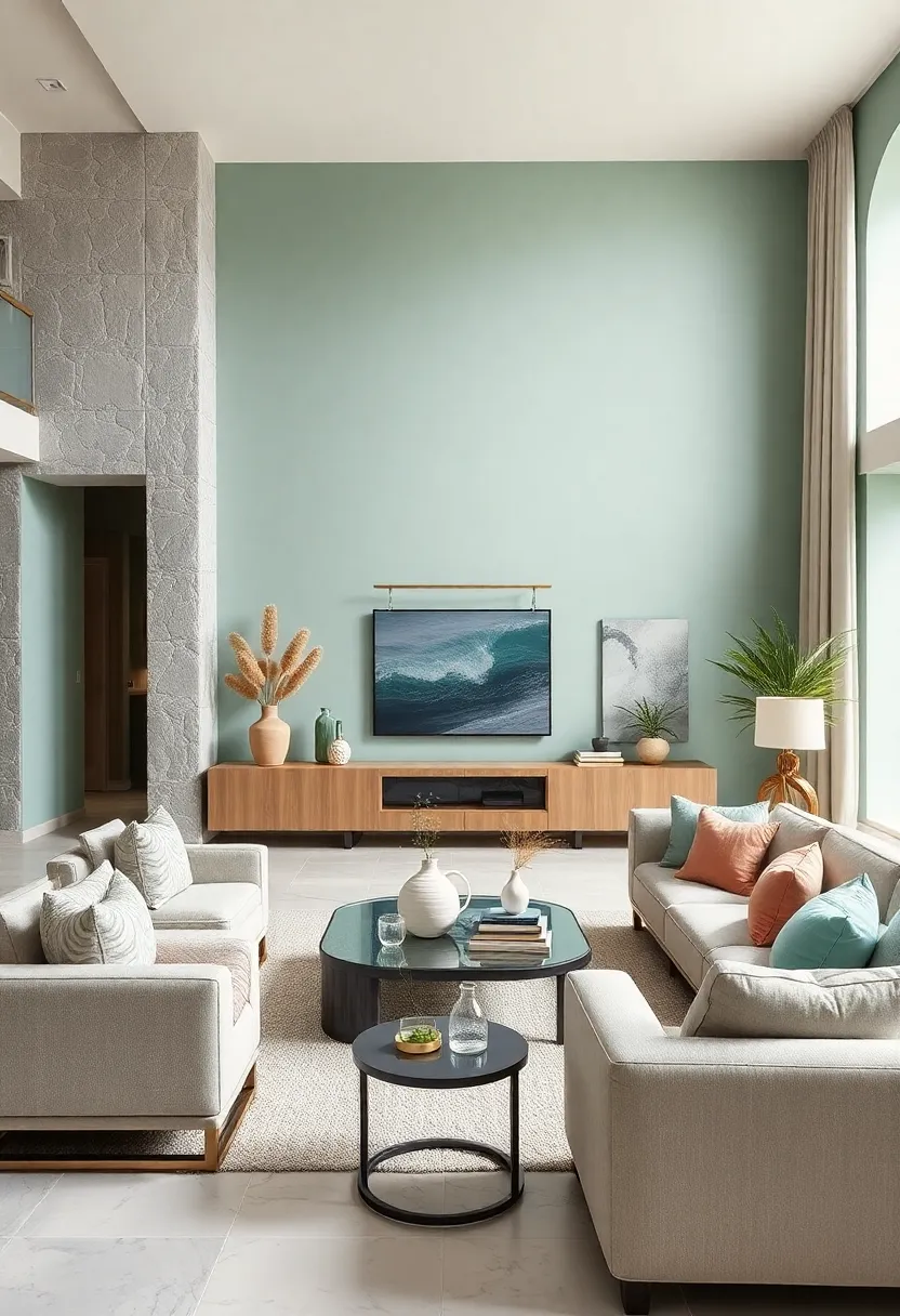 soft Seafoam Green Walls to Evoke Calm Coastal Vibes