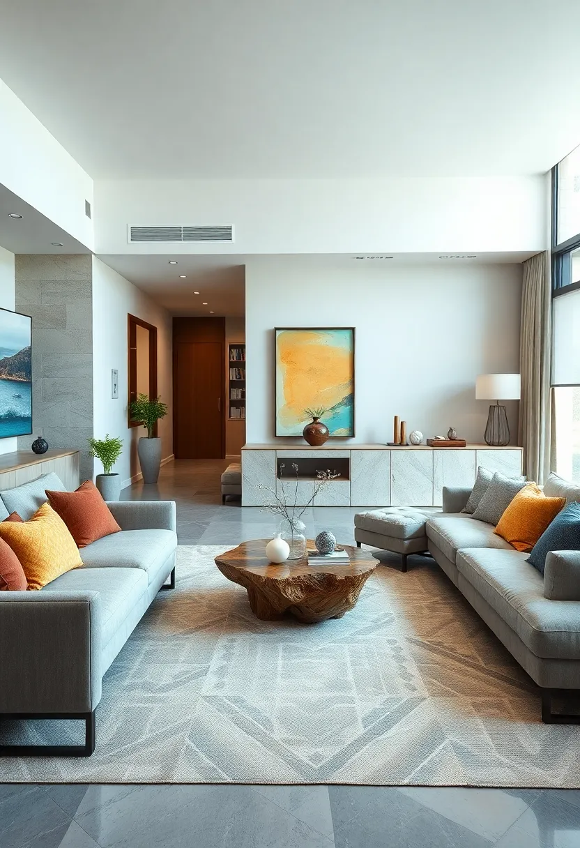 Polished Driftwood Coffee Tables with Natural Texture