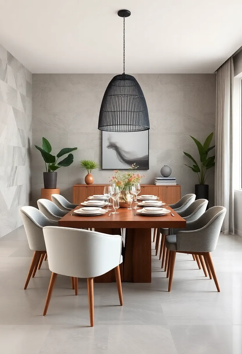 Arrange your dining table asymmetrically⁢ with ⁢varying plate and glass sizes for a modern twist