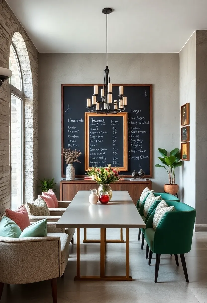 Use chalkboard paint on a wall or framed board to jot ⁣down menus,‌ quotes, or grocery lists creatively