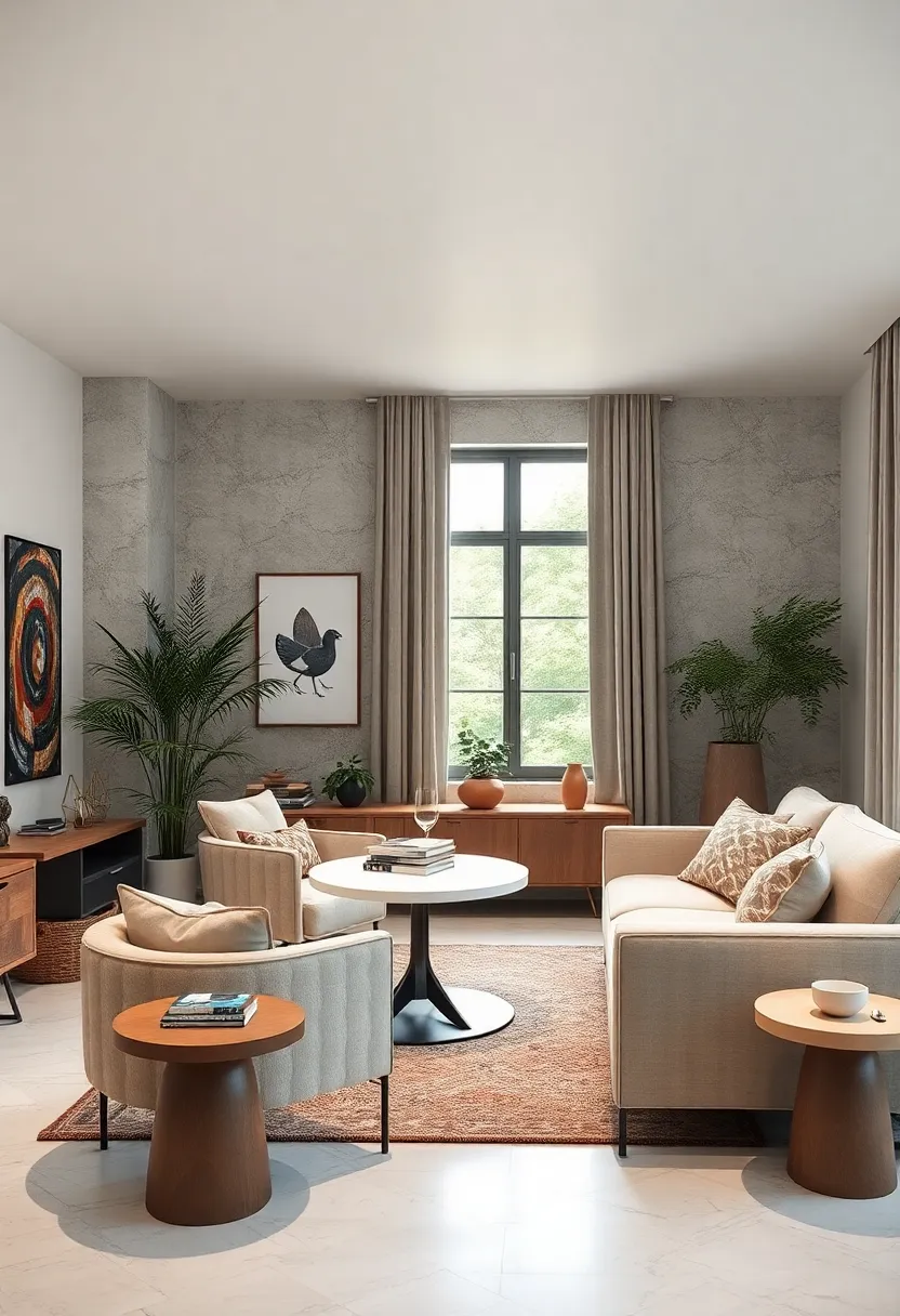 porcelain and soft Clay: A porcelain white base with soft clay accessories fosters grounded creativity