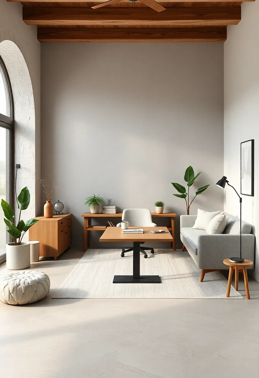 Soft Stone Simplicity: A palette inspired by river stones, incorporating cool grays and soft blues for tranquility