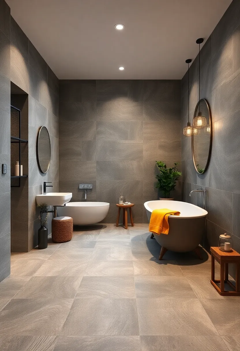 Raw Slate⁣ Tiles with‌ Natural Veining for a Rugged Appeal
