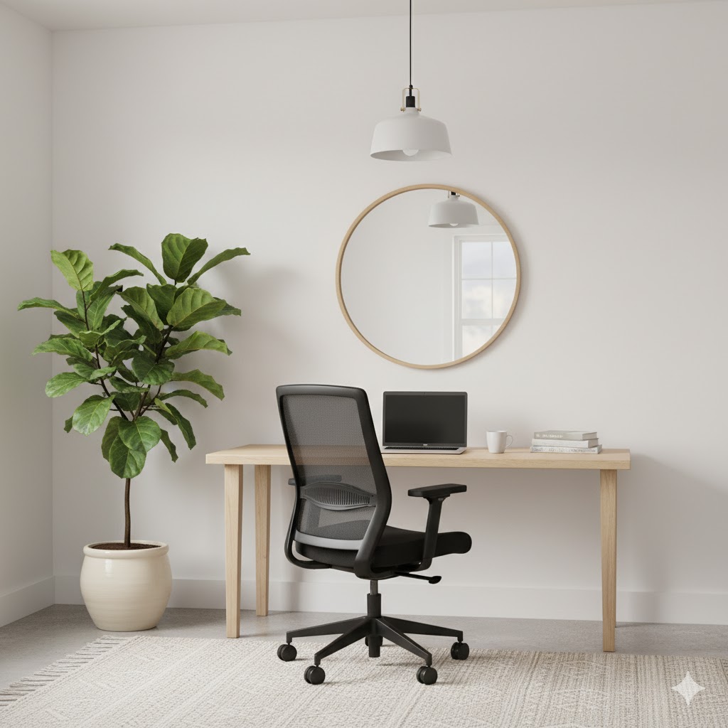 Minimalist modern home office