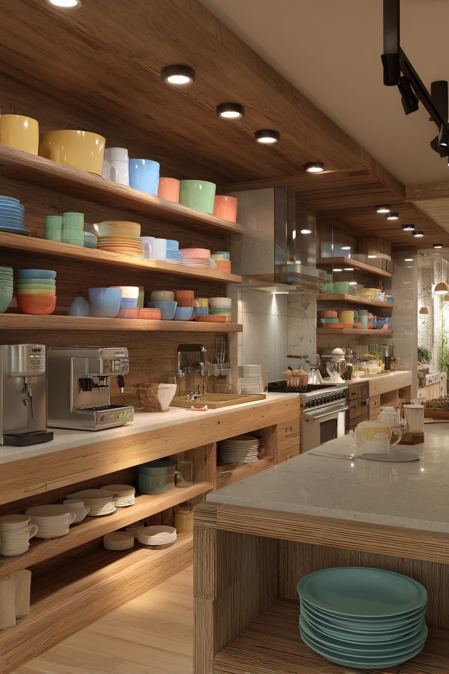 Transform with Sleek Open Shelving