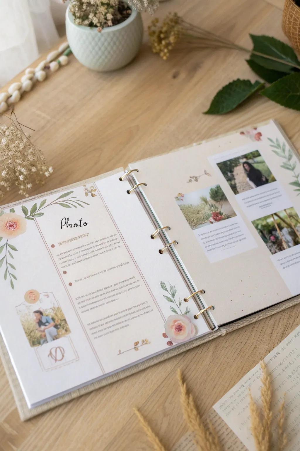 Elegantly illustrate the milestones of your friendship over time.