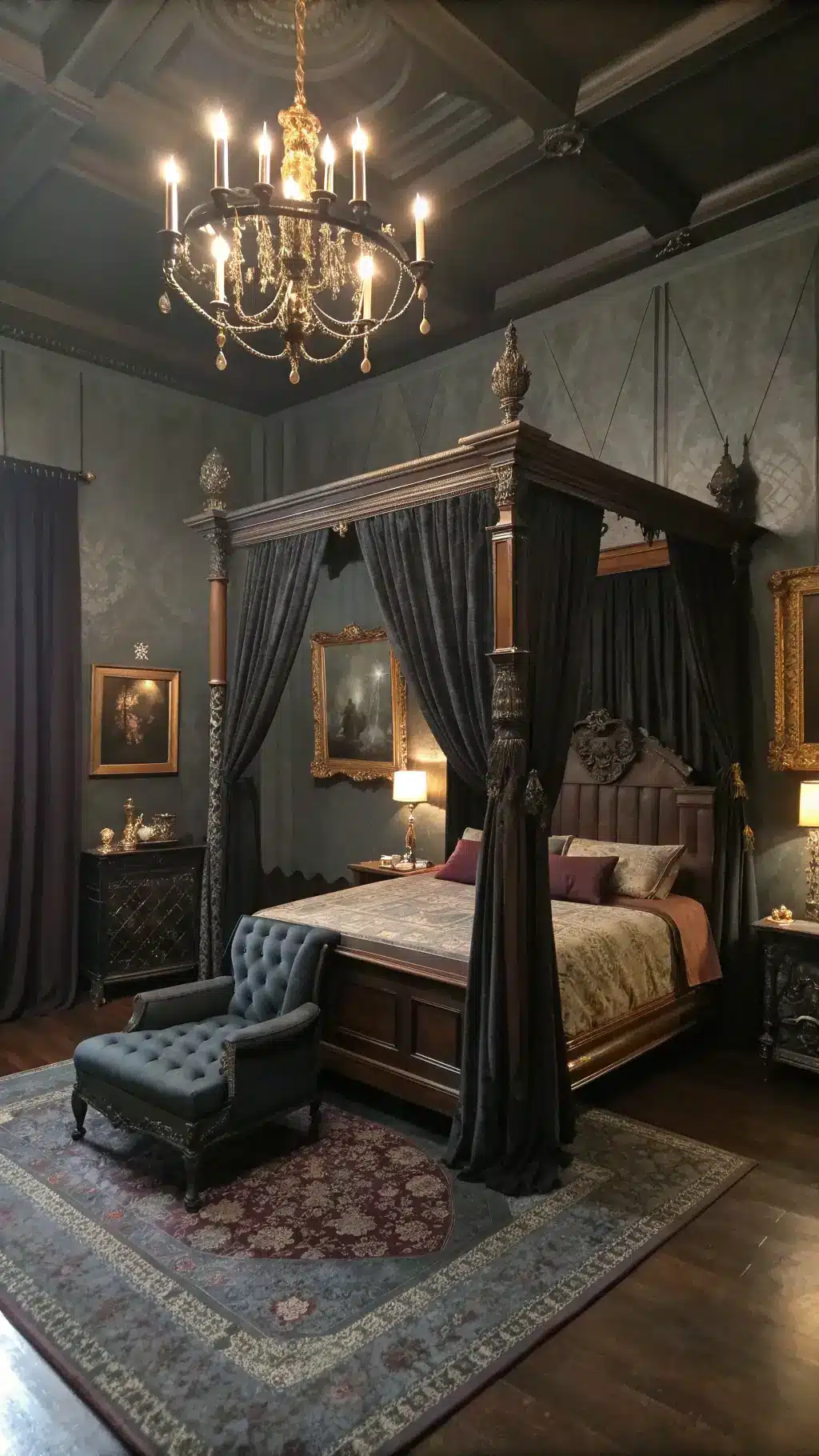 Cozy Halloween Bedroom