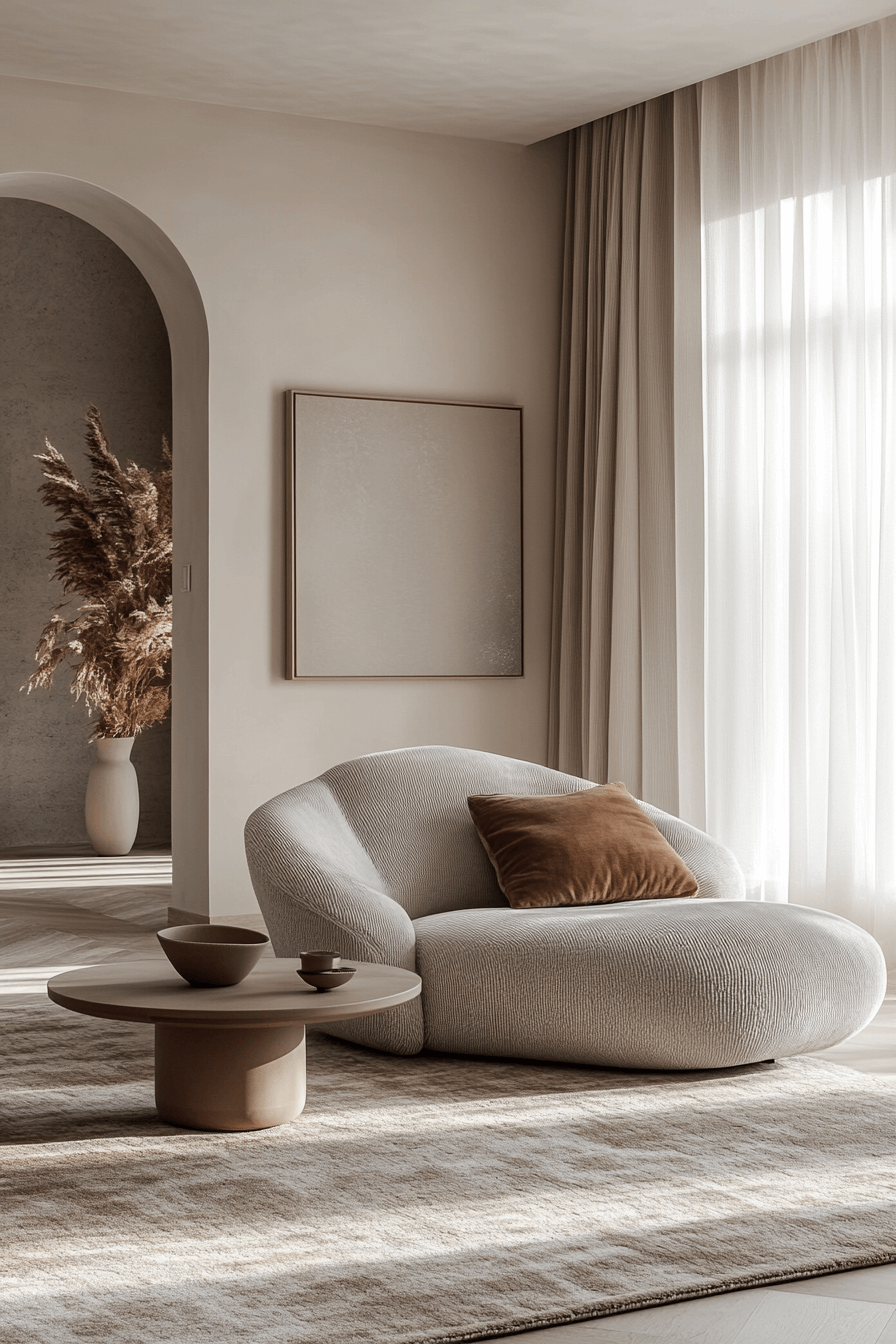 Soft-touch modern cozy living