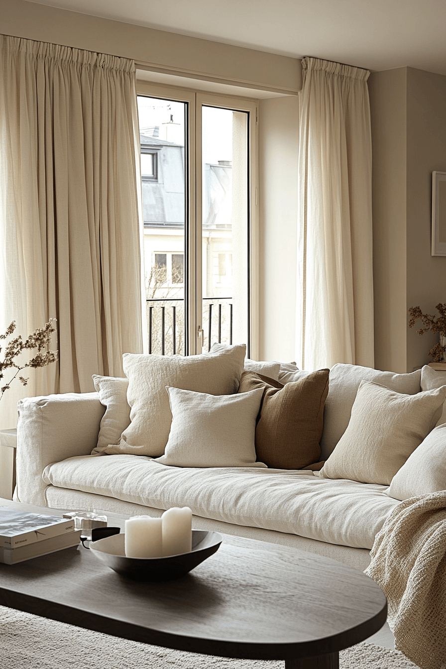 Monochrome cozy studio