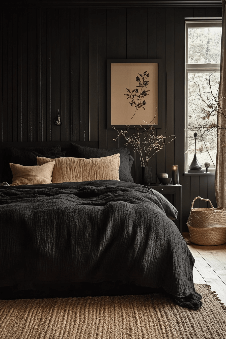 Threads of Onyx Boho Bedroom