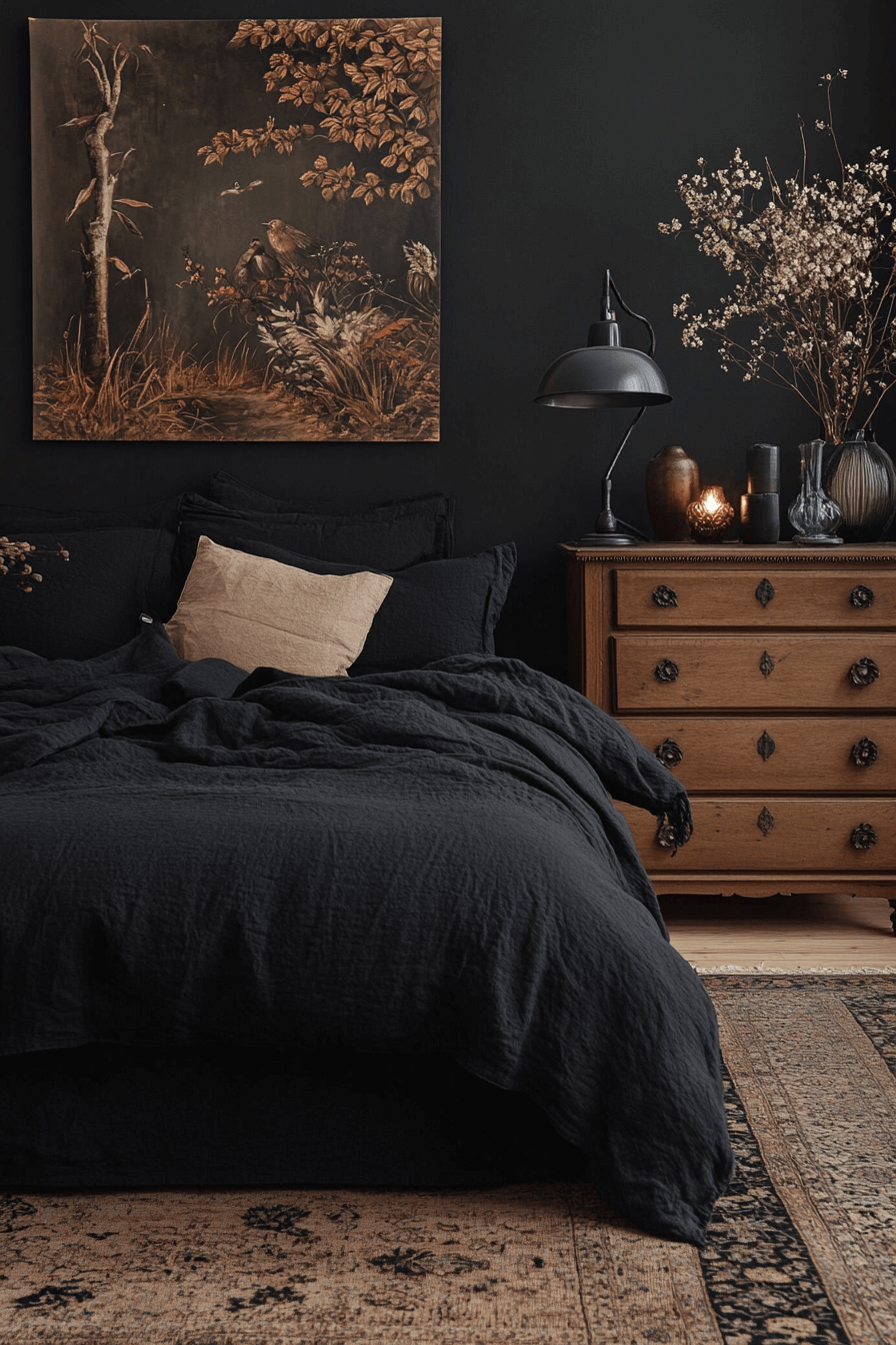 Layers of Raven Boho Bedroom