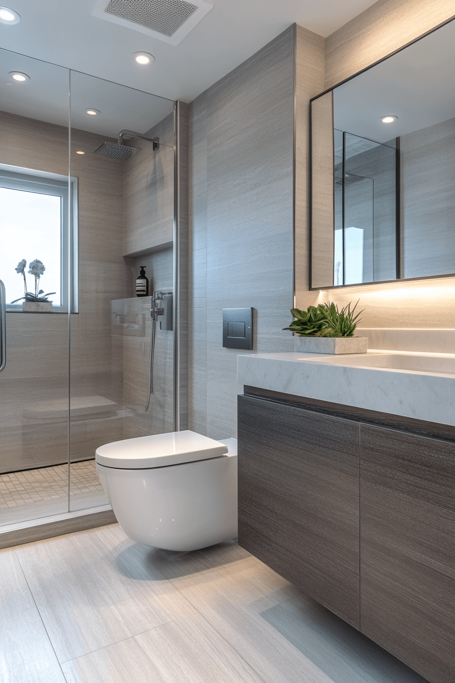 Contemporary bathroom design