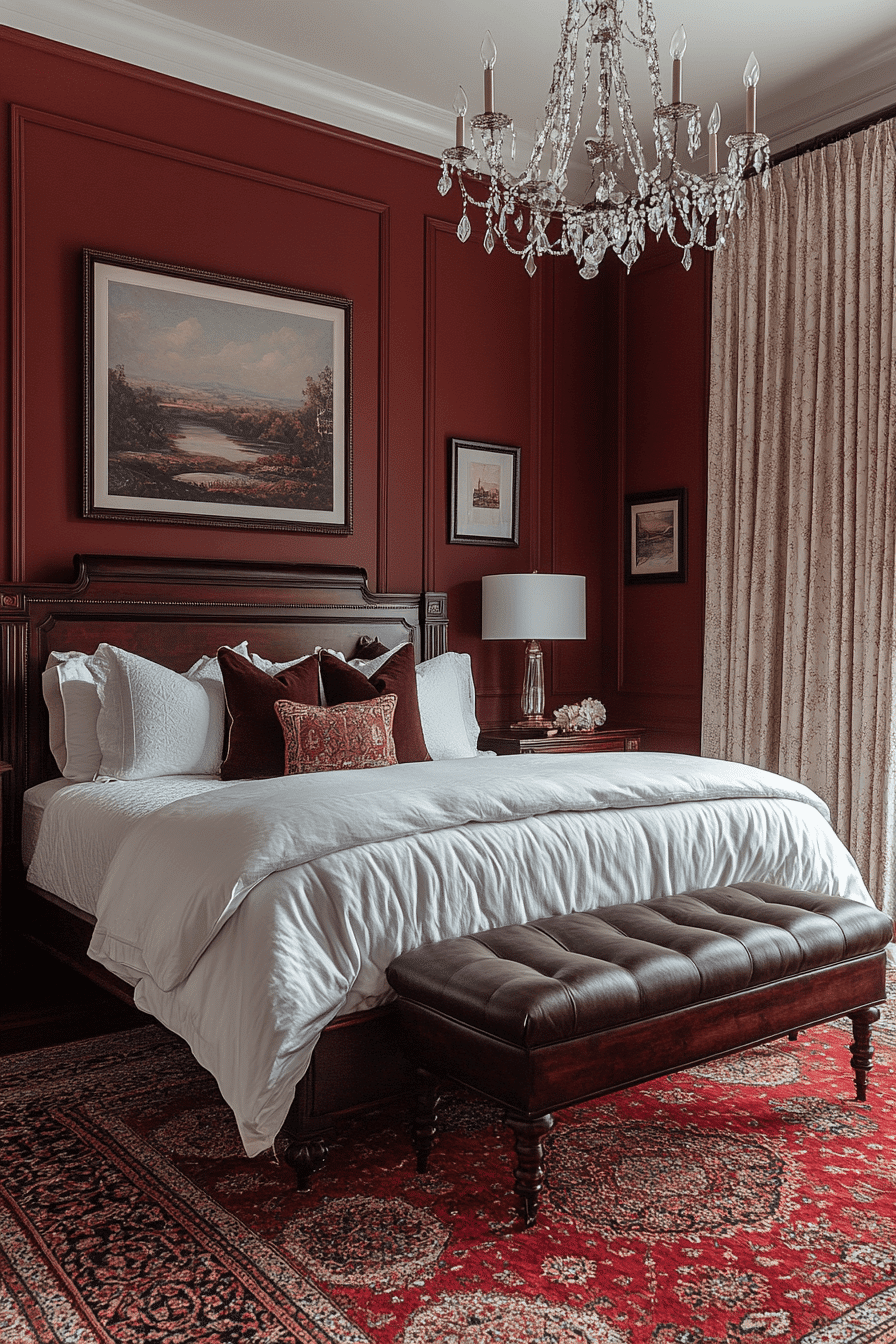 Traditional bedroom decor