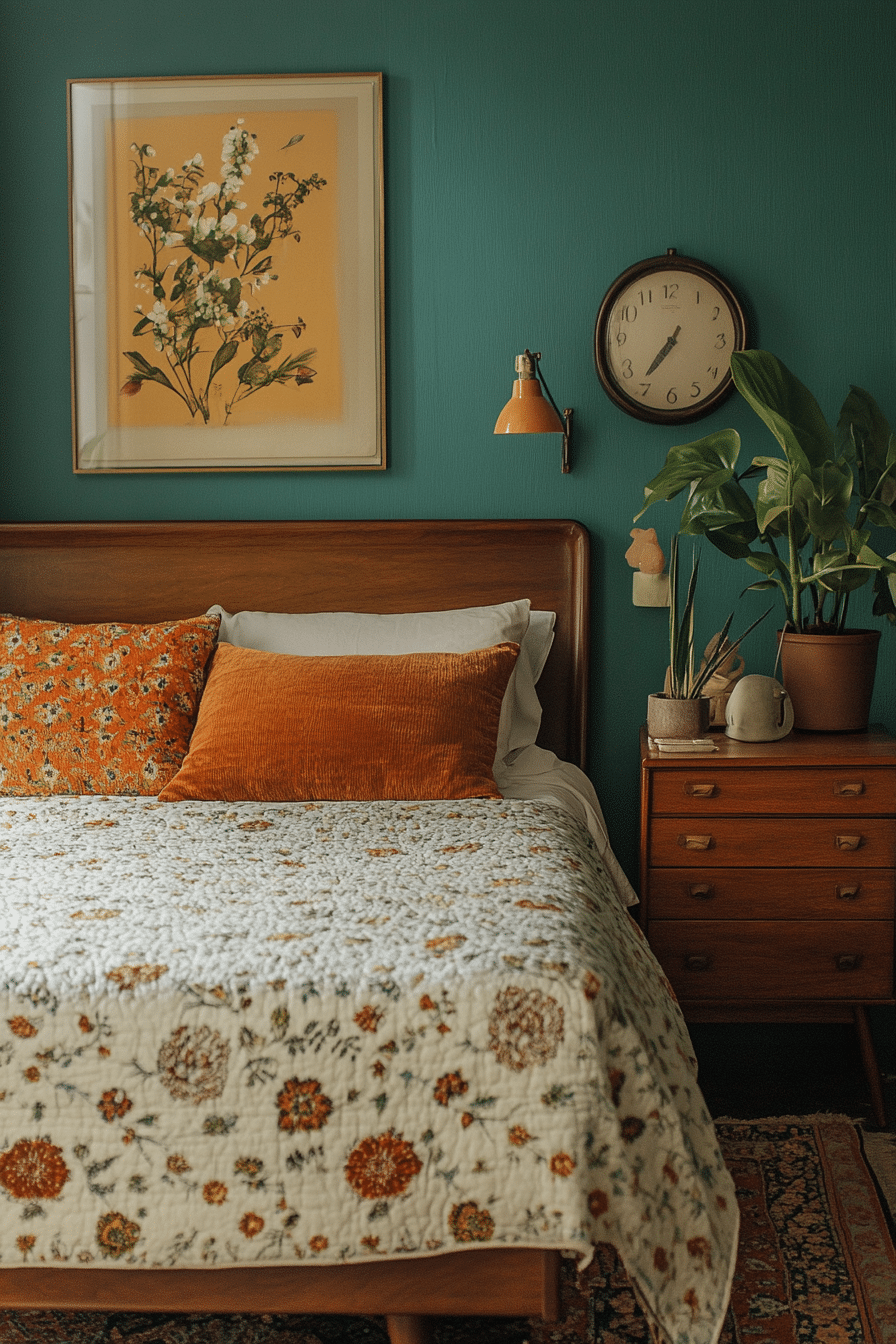 Mid-century modern bedroom